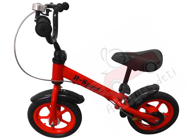 Odrážadlo balančný bicykel R-SPORT RM9, 88x68x47 cm, EVA kolesá 28 cm, červené