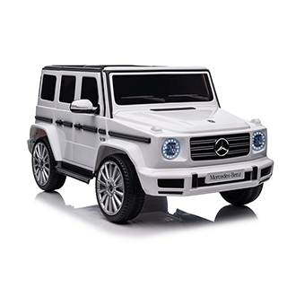 Megacar Mercedes G500 4x4, 4x45W, 12V 10Ah, biele