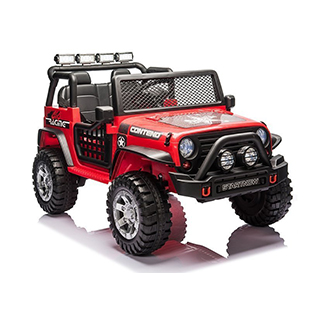 Megacar Detské elektrické autíčko Jeep XMX618, 4x45W,12V 10Ah, červený