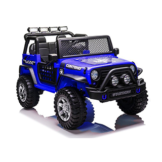 Megacar Detské elektrické autíčko Jeep XMX618, 4x45W,12V 10Ah, modré lakované