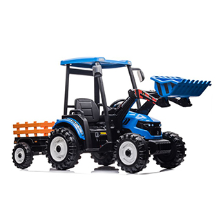 Megacar detský elektrický traktor Hercules, 2x45W, 24V 7Ah, modrý