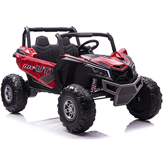 Megacar UTV-MX Buggy XMX613, 4x60W, 24V 7Ah, MP4, červená spider lakovaná